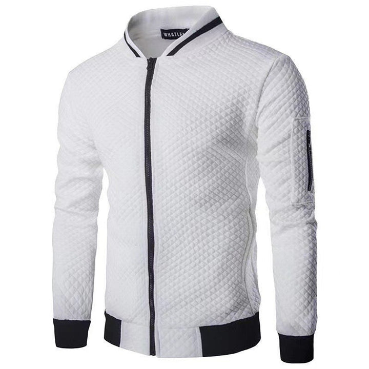 Herren sportliche Steppjacke mit modernem Reißverschluss und seitlichen Taschen Echoarchiv