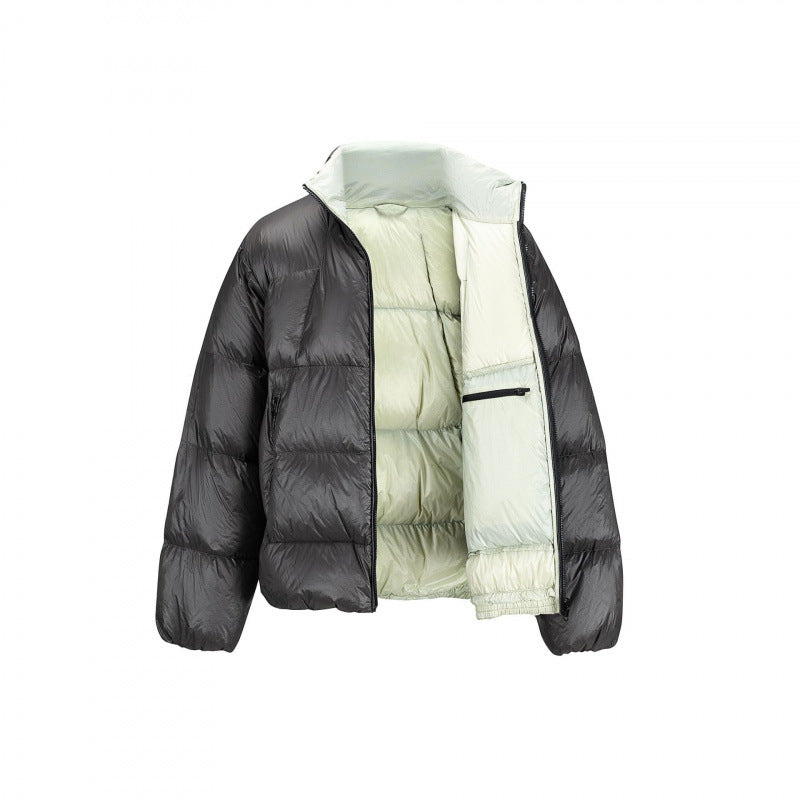 Unisex Wattierte Oversize-Steppjacke mit leichter Thermo‑Wattierung und Stehkragen Echo Archiv