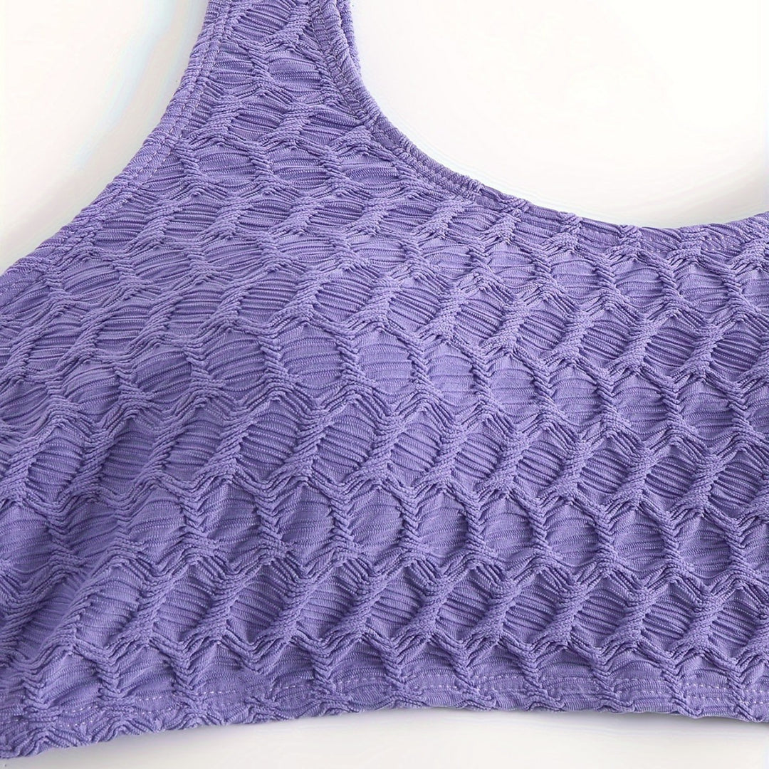 Damen Sportliches Bikini-Set mit elastischen Trägern Echo Archiv