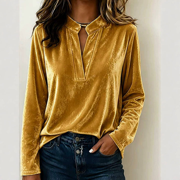 Damen Elegante Veloursbluse Echo Archiv