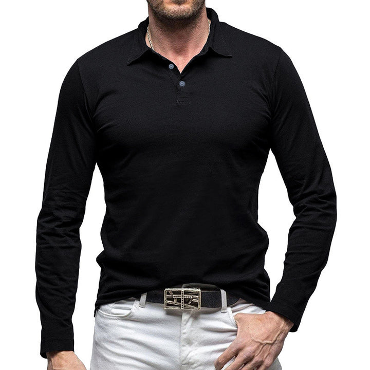 Herren Langarm Poloshirt mit modernem Schnitt Echoarchiv