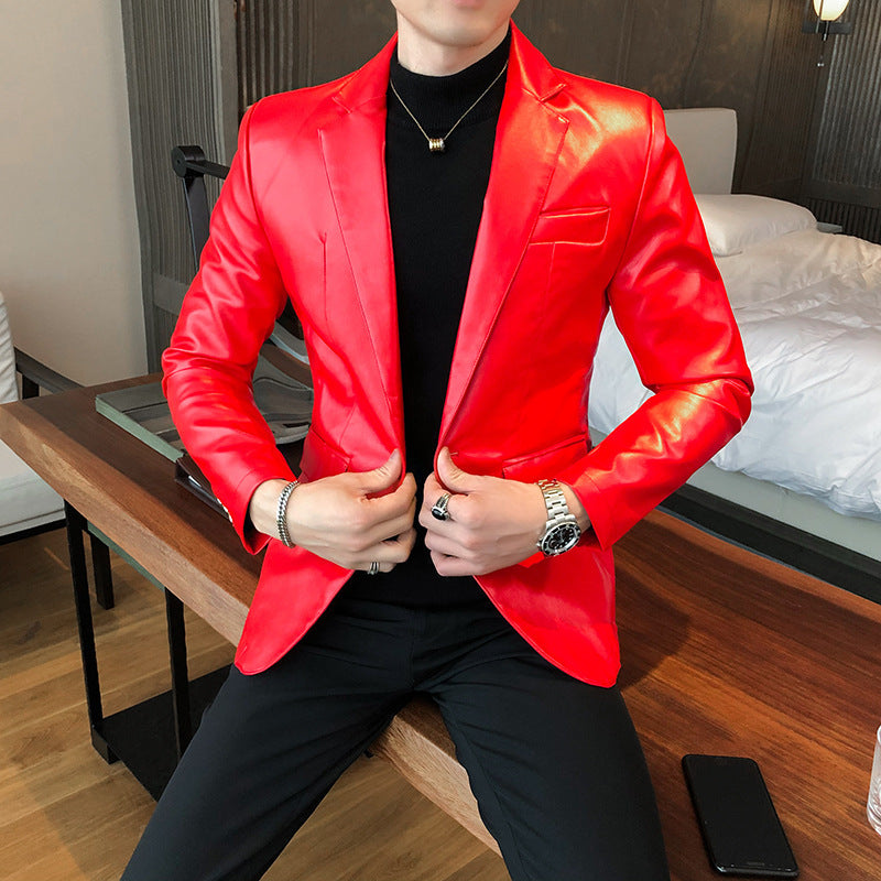 Herren Eleganter Blazer mit schmaler Passform Echoarchiv