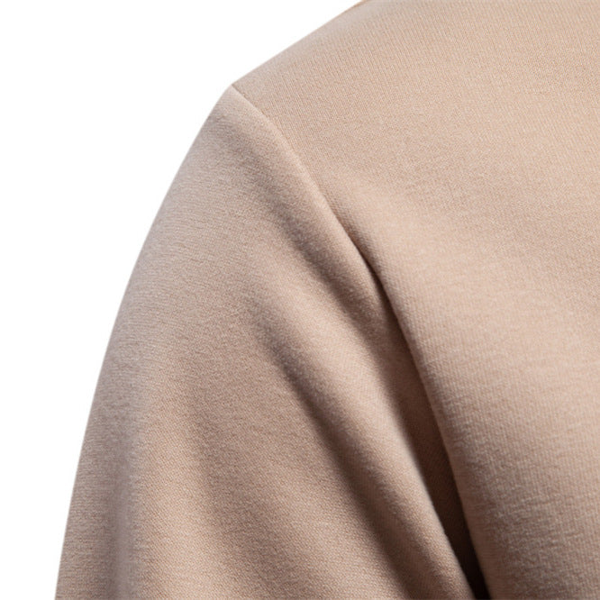 Herren Sweatshirt mit praktischem Brustreißverschluss und weichem Innenfutter Echoarchiv