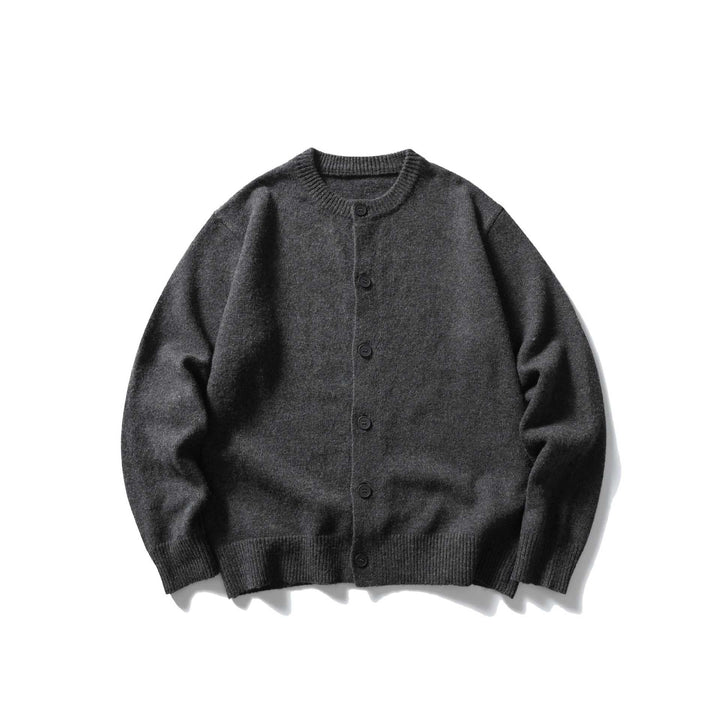 Damen Feinstrick-Cardigan mit Rundhalsausschnitt, durchgehender Knopfleiste und breiten Rippbündchen Echoarchiv
