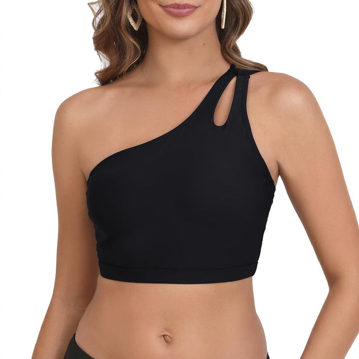 Damen Crop-Top mit asymmetrischem Design Echo Archiv