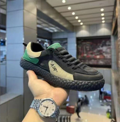 Herren Leichter atmungsaktiver Mesh-Sneaker mit strukturierter Air-Optik-Sohle Echoarhiv