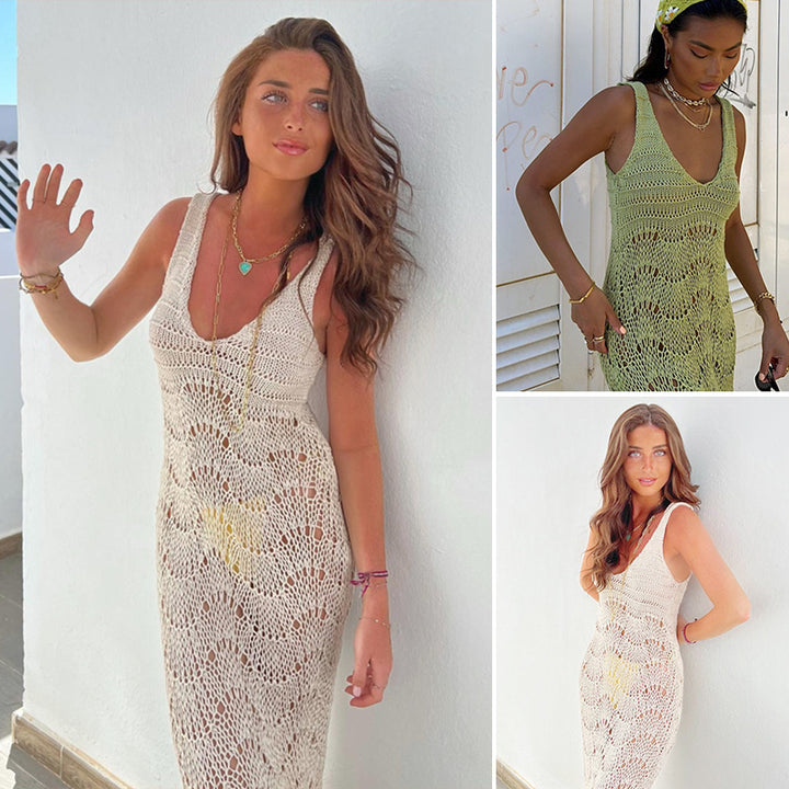Damen gehäkeltes Strandkleid Echo Archiv