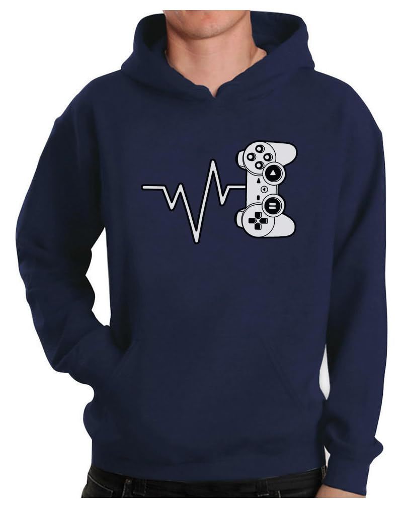 Herren Kreativer Kapuzenpullover mit Gaming-Motiv Echoarchiv