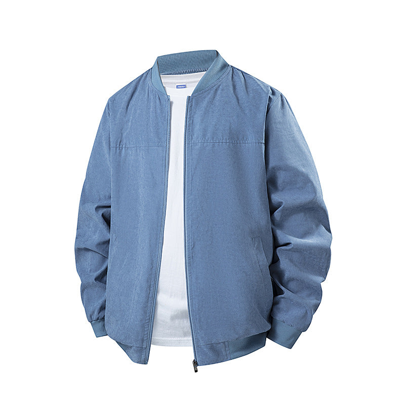 Herren Leichte Übergangsjacke mit hohem Kragen und Seitentaschen Echo Archiv