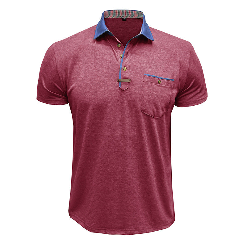 Herren Poloshirt mit modischem Kragen und stylischen Akzenten Echoarchiv