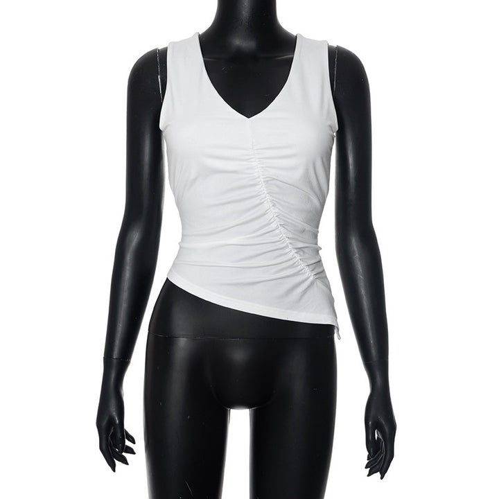 Damen figurbetontes Top mit Rüschendetails Echo Archiv