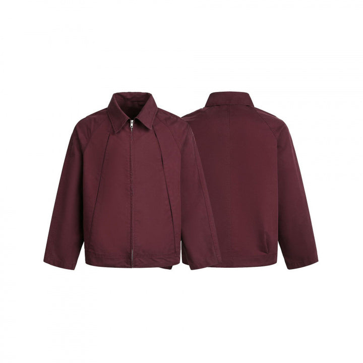 Herren Boxy-Reißverschlussjacke mit Raglanärmeln und markanten Teilungsnähten Echo Archiv