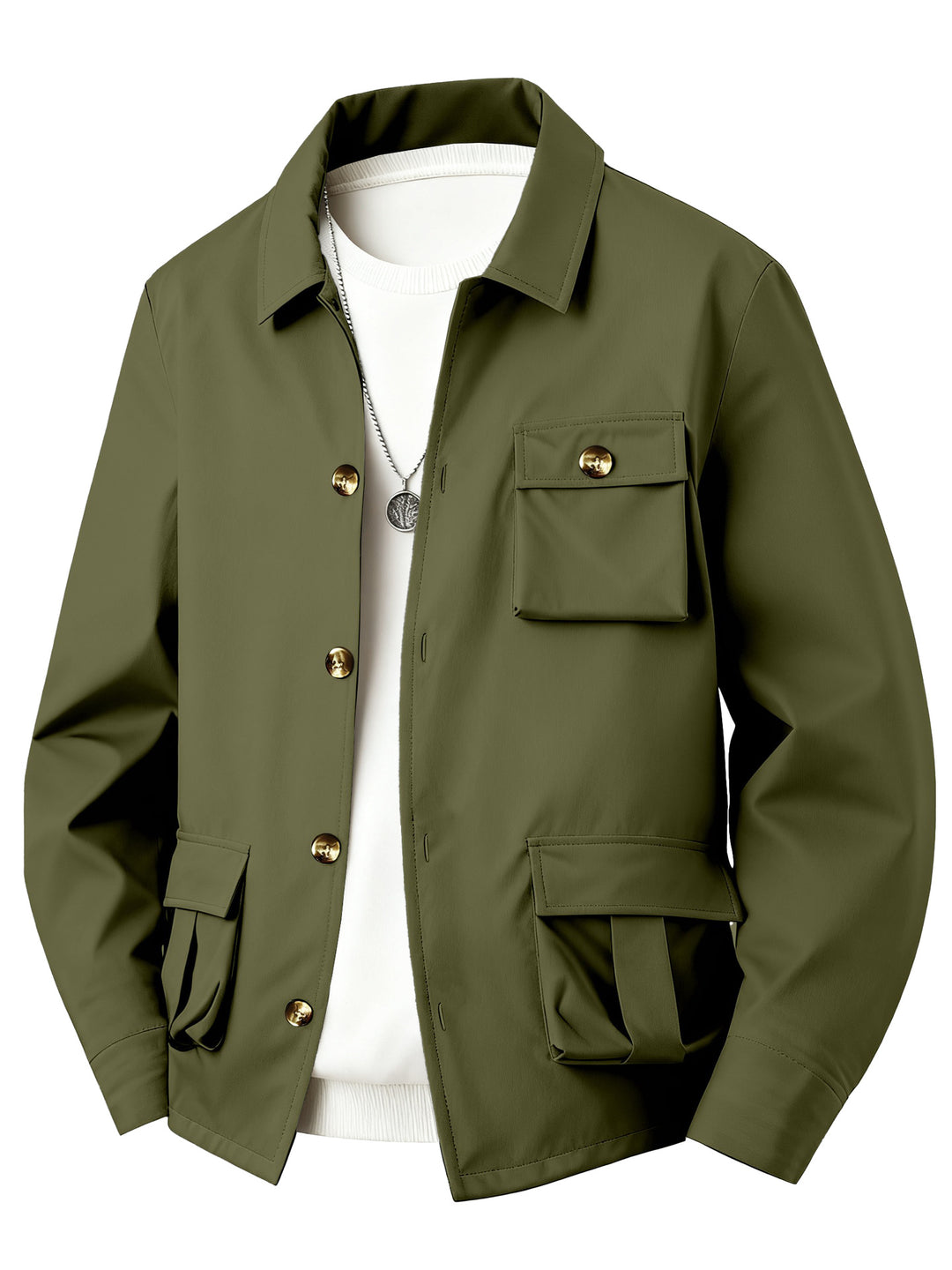 Herren Utility-Jacke mit praktischen Taschen Echoarchiv