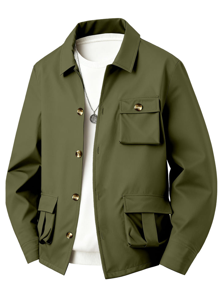 Herren Utility-Jacke mit praktischen Taschen Echoarchiv