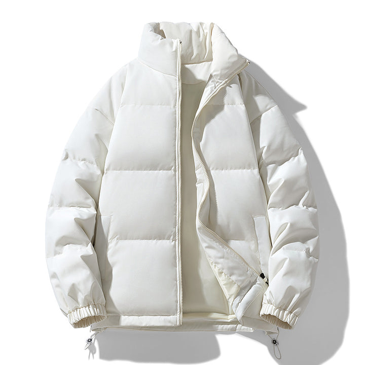 Herren Gepolsterte Pufferjacke mit hohem Stehkragen, winddichter Außenlage und verstellbarem Kordelzugsaum Echo Archiv