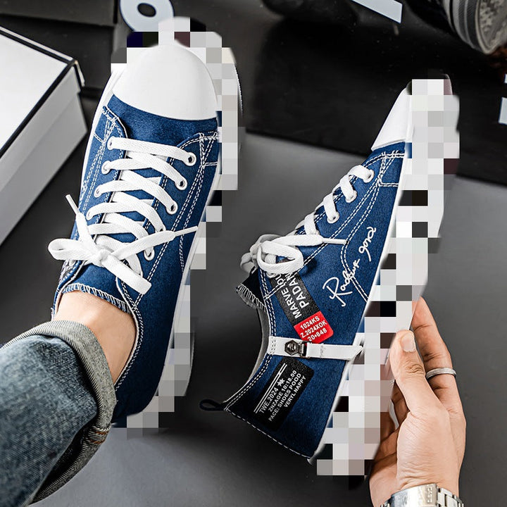 Damen Komfortable Denim Sneakers mit Atmungsaktivem Obermaterial Echo Archiv