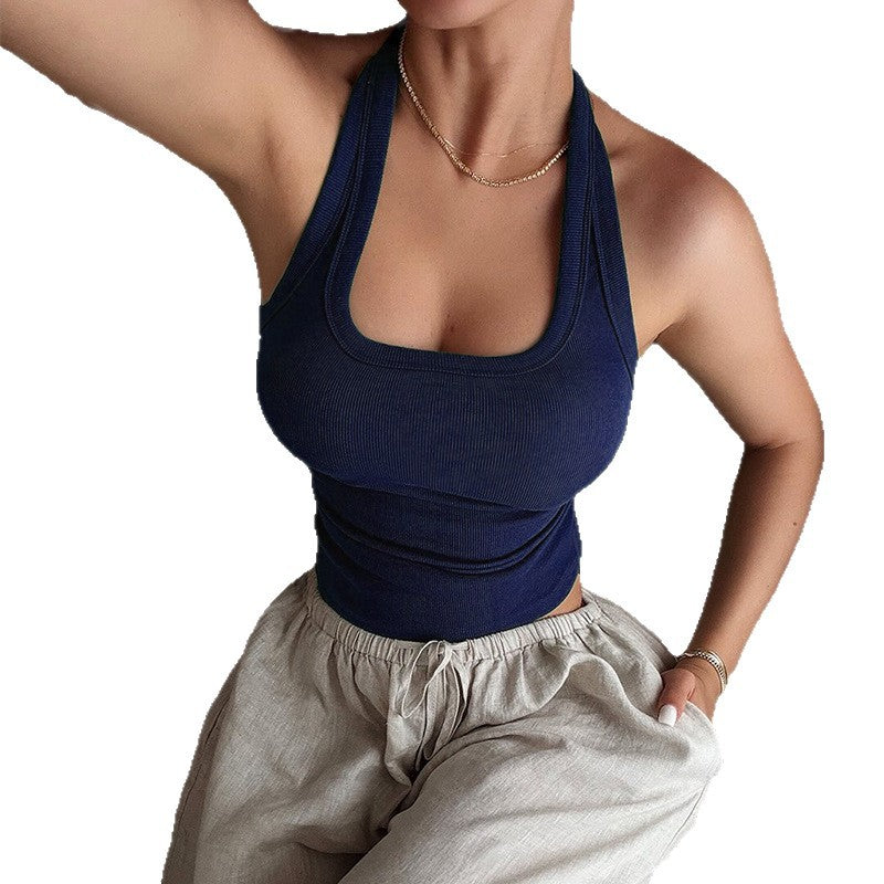 Damen Sportliches Tanktop mit rückenfreier Gestaltung Echo Archiv