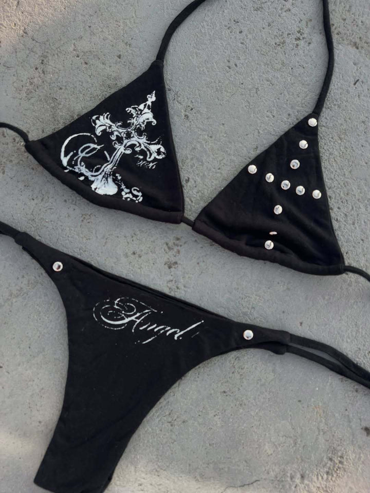 Damen Bikini-Set mit ausgefallenen Details und einzigartigen Akzenten Echo Archiv