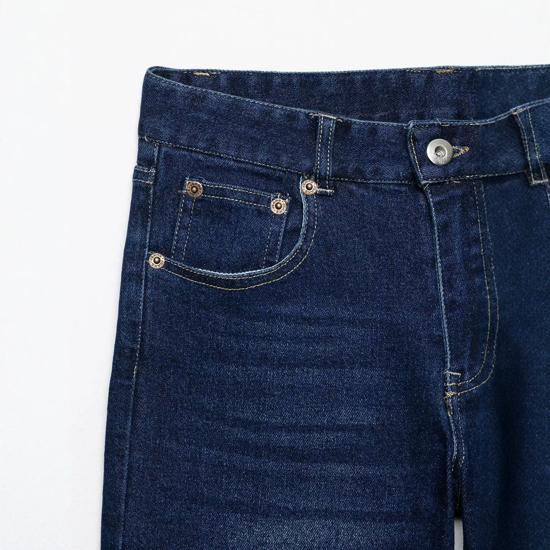 Damen Weite Cropped-Denim-Culotte im 5-Pocket-Design Echo Archiv