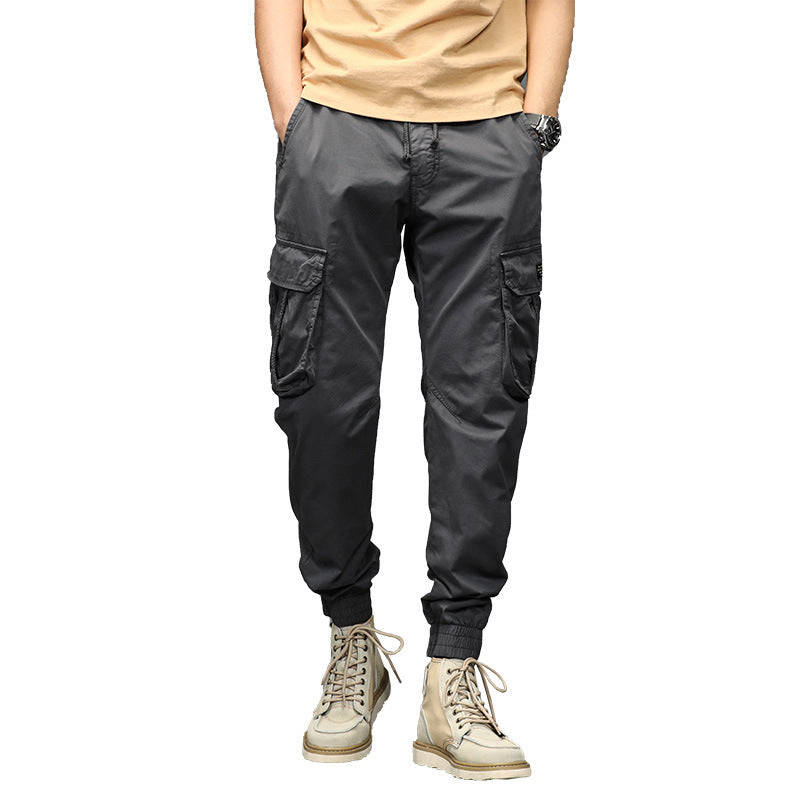 Herren Cargo-Joggerhose im Utility-Look mit elastischem Bund, Multifach‑Taschen und gerippten Knöcheln Echo Archiv