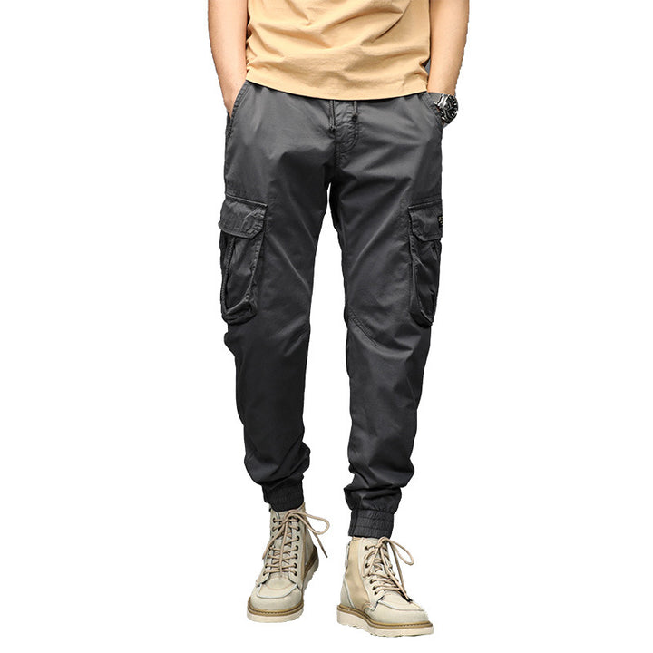 Herren Cargo-Joggerhose im Utility-Look mit elastischem Bund, Multifach‑Taschen und gerippten Knöcheln Echo Archiv