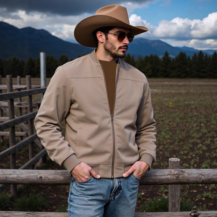 Herren sportliche Bomberjacke mit eleganten Details Echoarchiv