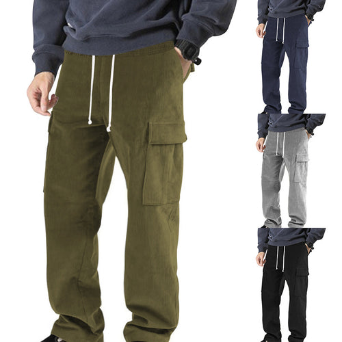 Herren Cargo-Hose mit elastischem Bund und praktischen Seitentaschen Echoarchiv