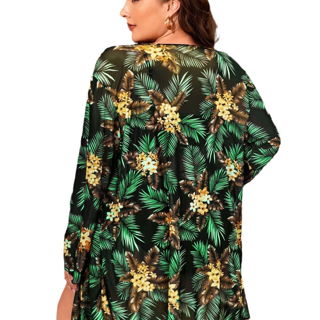 Damen Stilvolle Bademode mit leichtem Kimono – Maréssa