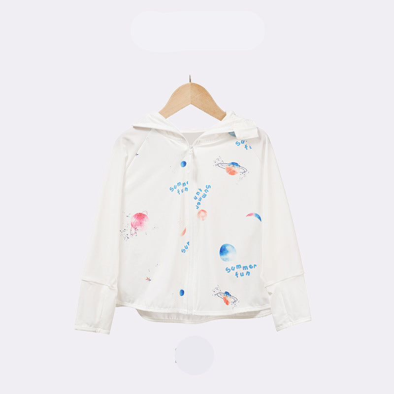 Kinder UV-Schutzjacke mit Kapuze und atmungsaktiven Eigenschaften Echo Archiv