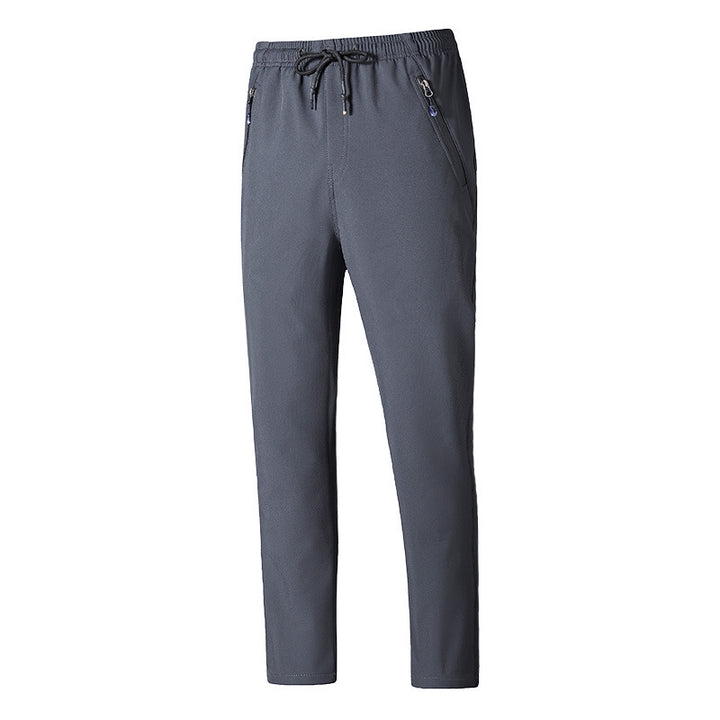 Herren Technische Softshell-Jogginghose mit wasserabweisender Membran, Reißverschlusstaschen und elastischem Kordelbund Echo Archiv