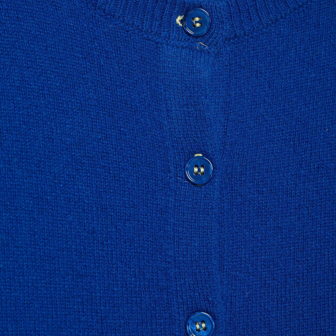 Damen Feinstrick-Cardigan mit Rundhalsausschnitt und durchgehender Knopfleiste Echoarchiv