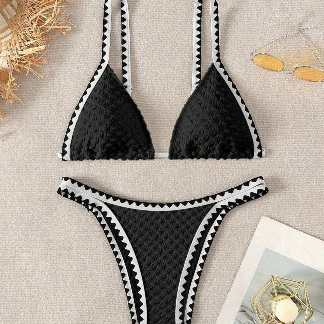 Damen Triangel-Bikini mit raffiniertem Häkelmuster Echo Archiv