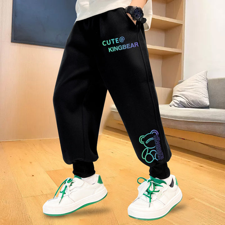 Herren lässige Jogginghose mit buntem Druck Echo Archiv