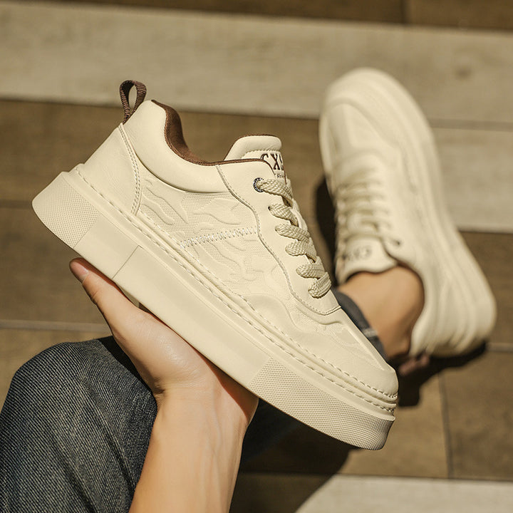 Unisex Plateausneaker mit geprägtem Obermaterial und extrahoher Platformsohle Echoarchiv