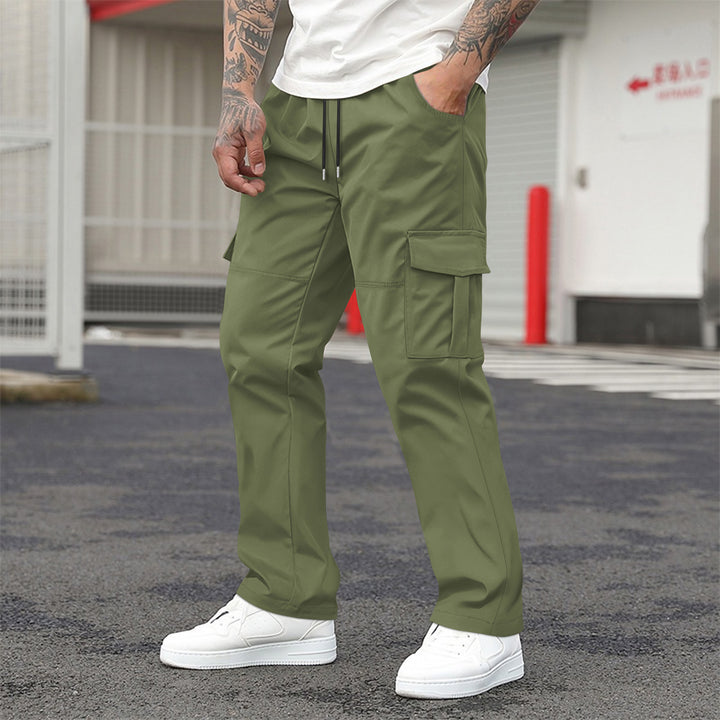 Herren Cargo-Hose mit praktischen Seitentaschen und elastischem Bund Echoarchiv