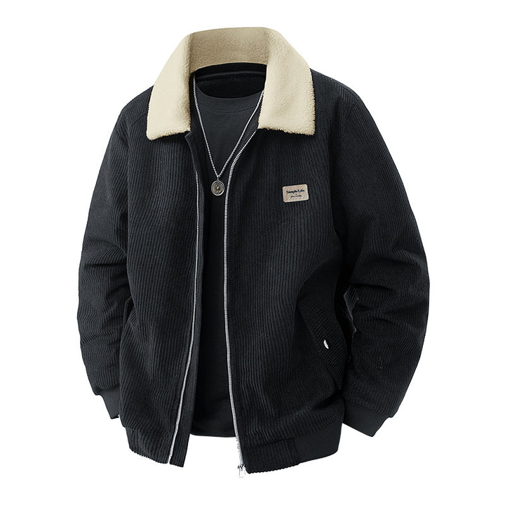 Herren Kuschelige Cordjacke Echo Archiv