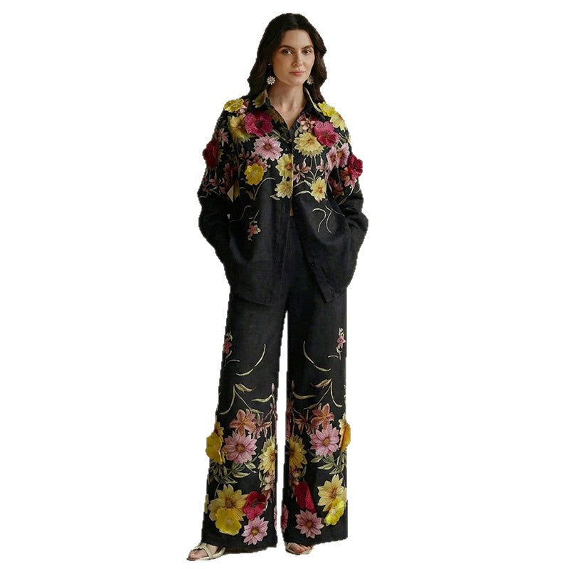 Damen Elegant floral gestalteter Gesamtlook Echo Archiv