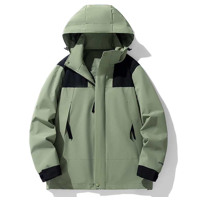 Damen wasserabweisende Übergangsjacke mit verstellbarer Kapuze Echo Archive