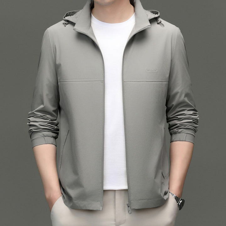 Herren leichte Funktionsjacke mit Kapuze Echoarchiv