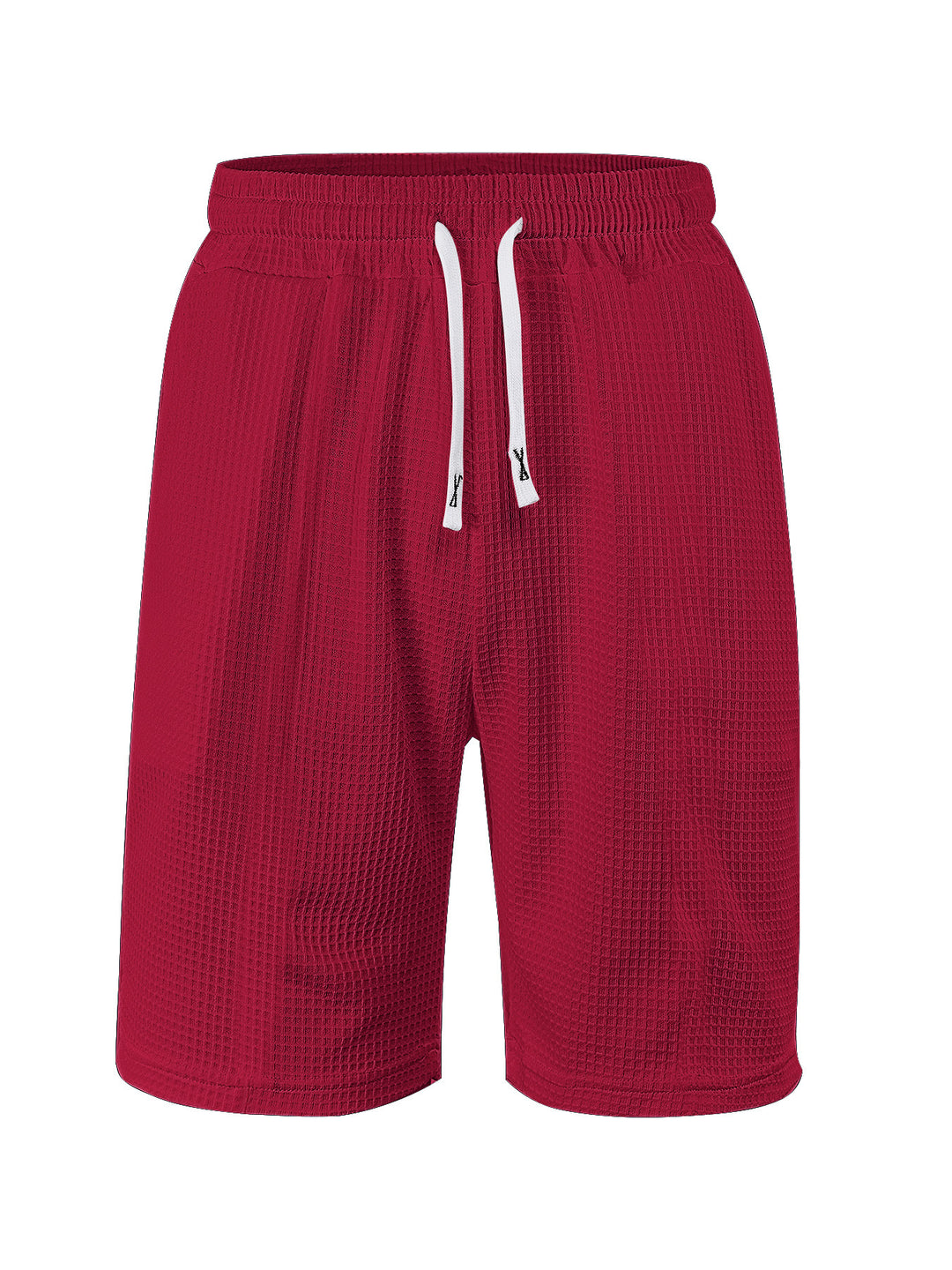 Herren nan atmungsaktive Waffel-Pyjama-Shorts mit elastischem Komfortbund, Tunnelzug und seitlichen Eingrifftaschen Echo Archiv