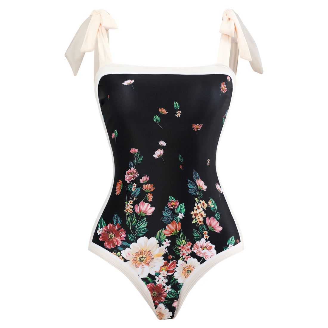Damen Wickelrock mit künstlerischem Design und elastischem Bund – Rosévia