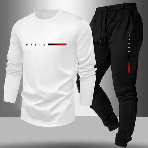 Herren Freizeitmode Set mit langlebigem Langarmshirt und bequemer Jogginghose Echoarchiv