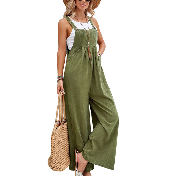 Damen weite Latzhose aus leichtem Material Echoarchiv