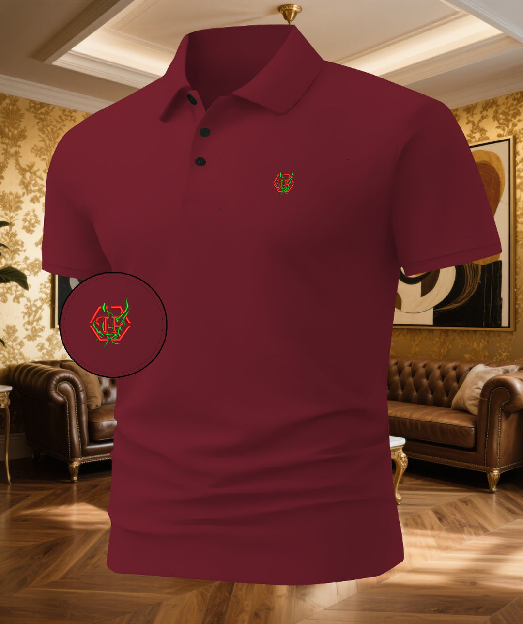 Herren Polohemd mit edlem Stitching und funktionalem Schnitt Echoarchiv