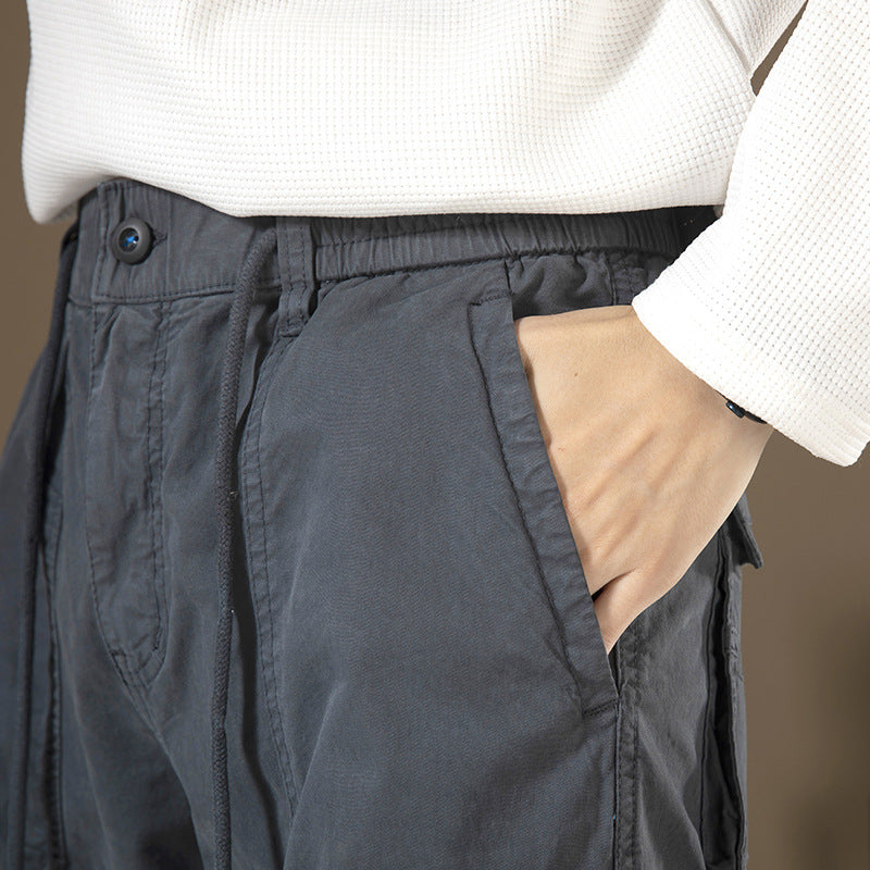 Herren Cargo-Hose mit elastischem Bund und praktischen Seitentaschen Echoarchiv