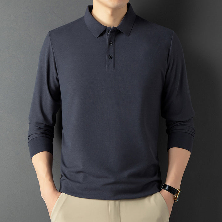 Herren atmungsaktives Piqué Poloshirt mit eleganter Knopfleiste Echoarchiv
