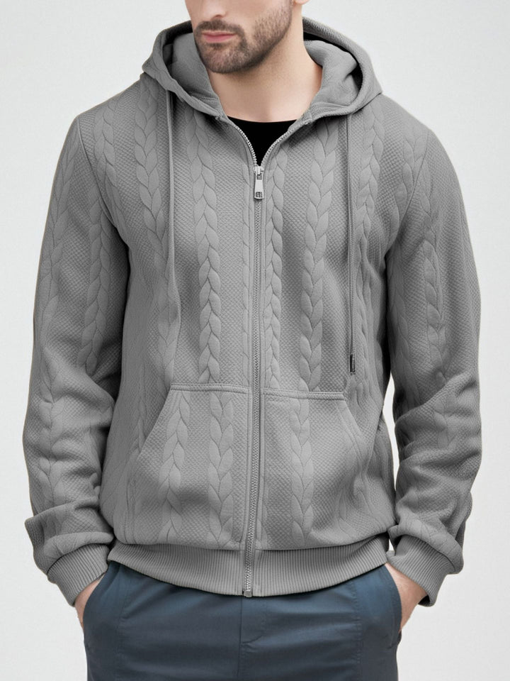 Herren Strickjacke mit Kapuze Echoarchiv