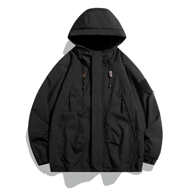 Herren Wasserabweisende Übergangsjacke mit Kapuze Echo Archiv