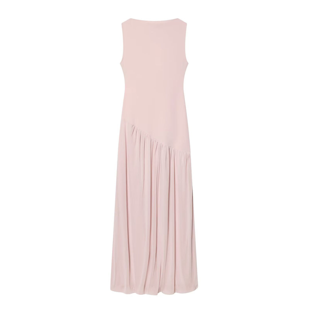 Damen Maxikleid mit elegantem Drapé und asymmetrischem Saum Echo Archiv