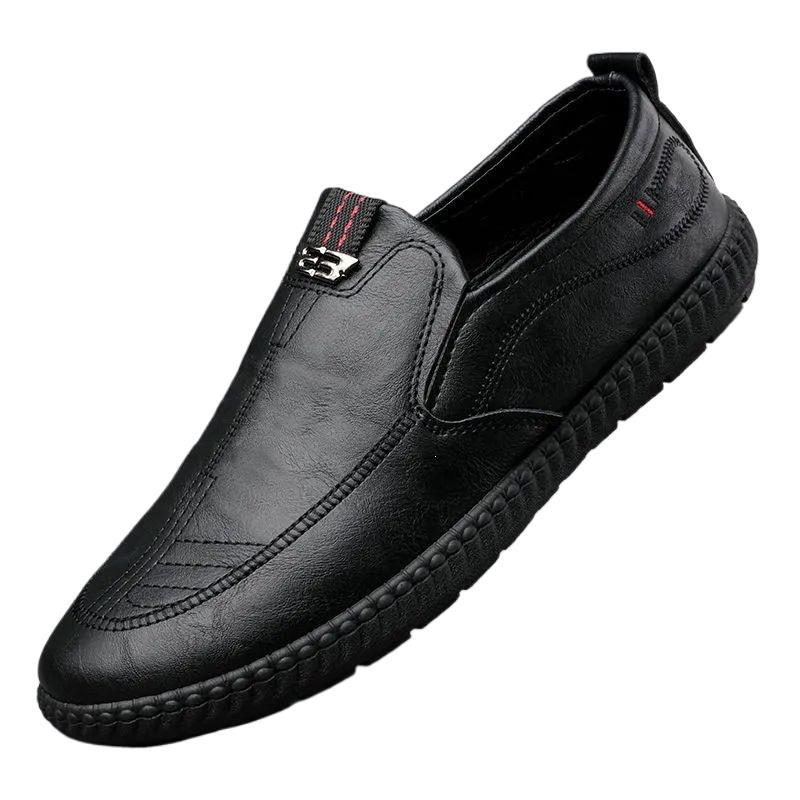 Herren Bequeme Slip-On Lederschuhe Echoarchiv 1788175441
